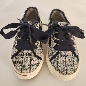 Zara girls tweed low Sneakers